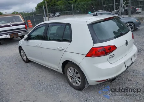 2015 Volkswagen Golf Tsi S 4-Door from USA, damaged, VIN 3VW217AU1FM018946